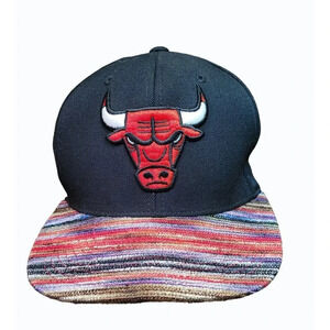 Chicago Bulls Mitchell & Ness Snap Back Rainbow Funk Wool Blend Cap Hat